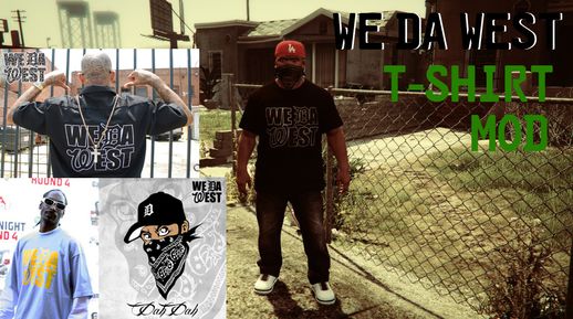 We Da West T-Shirt Black