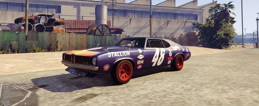  Plymouth Cuda Trans-Am livery for Stallion 4K