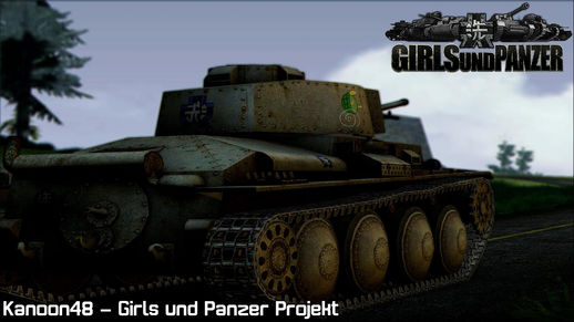 Pz38(t) Girls und Panzer Turtle Team