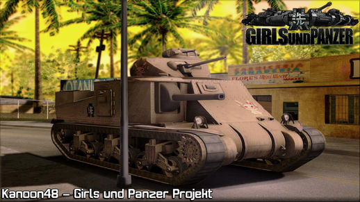 M3 Lee Girls und Panzer Rabbit Team