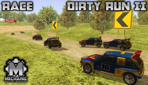 MTA SA Race Track Map - Dirty Run II