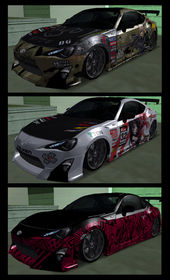 GT86 HD Paintjob Pack