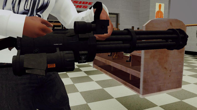 Gta San Andreas Minigun Of Gta V Pc Mod