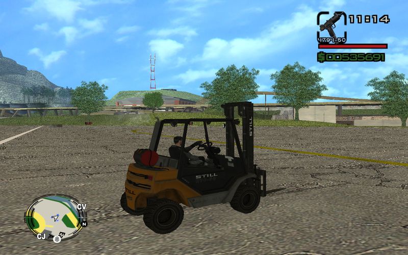 Gta San Andreas New Forklift Mod Gtainside Com