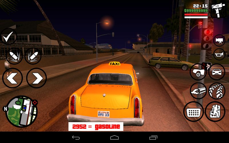 GTA San Andreas HUD like GTA SA on PC,PS2 for Android Mod