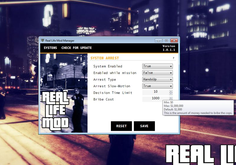 Download Real Life Mod 1.0.2.0 for GTA 5