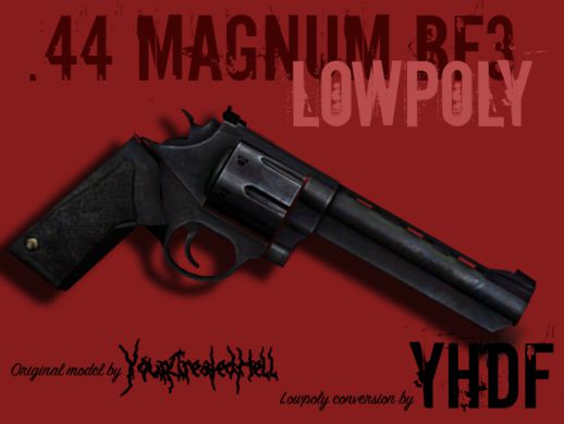.44 Magnum BF3 Lowpoly
