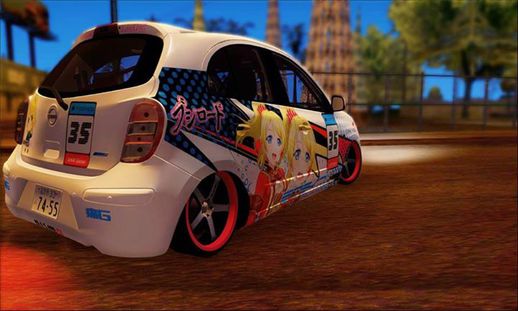 Nissan Micra 2011 Stance Itasha