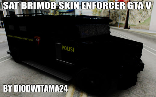 Sat Brimob Skin Enforcer GTA V