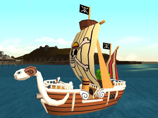 ONE PIECE (Going Merry) Ship controllable