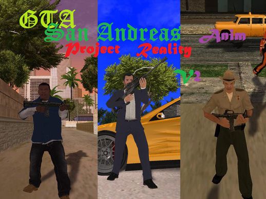 GTA SA Project REALITY ANIM v2