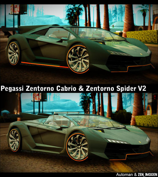 Zentorno Topless Pack V2