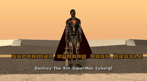 SuperMan Cyborg Boss Battle v1