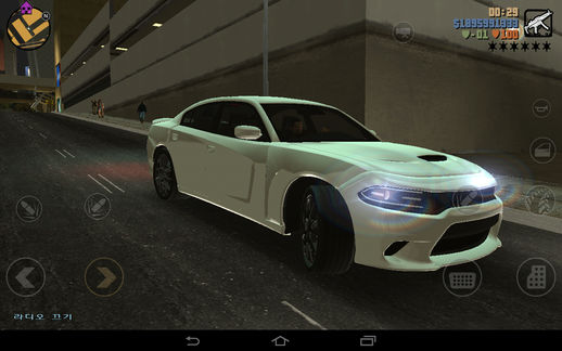 2015 Dodge Charger Hellcat for GTA III Mobile
