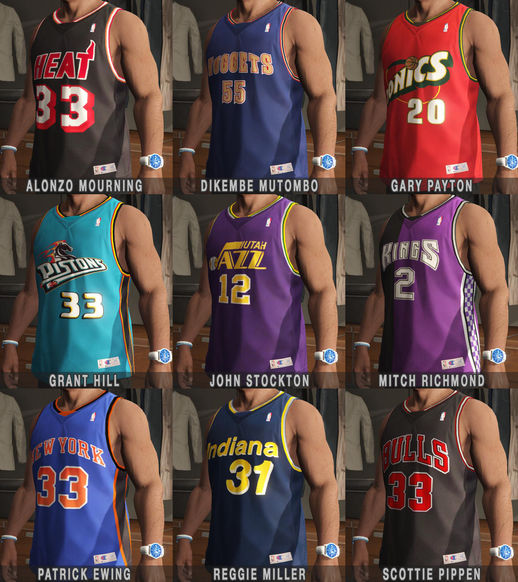 Franklin - Shirts Pack - NBA Oldies