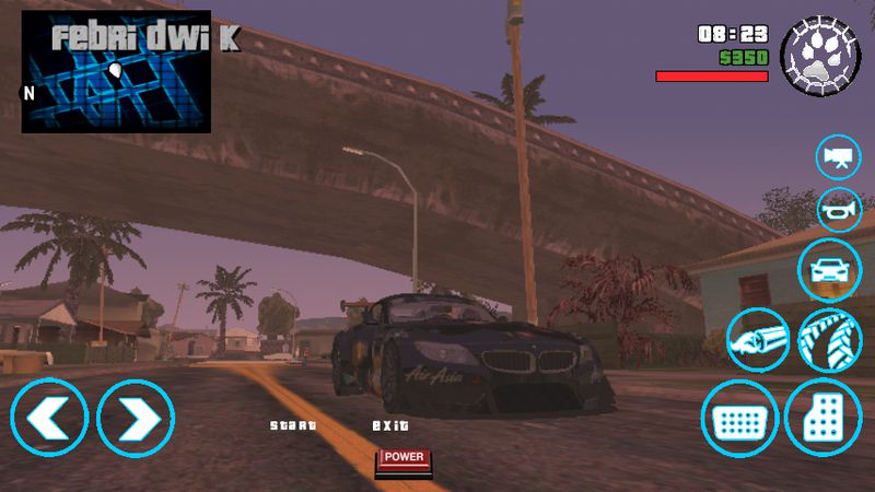 GTA San Andreas New Button For GTA SA Mobile Blue Colors v1 Mod ...