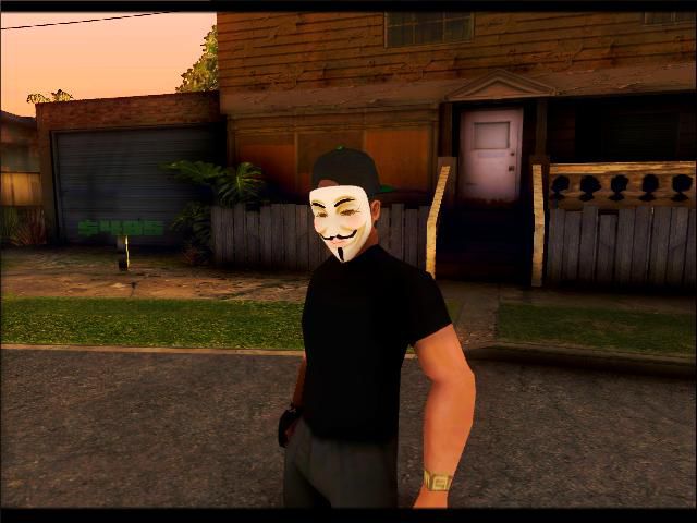 GTA 5 - ANONYMOUS MASK 