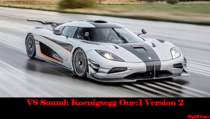 V8 Sound: Koenigsegg One:1 Version 2