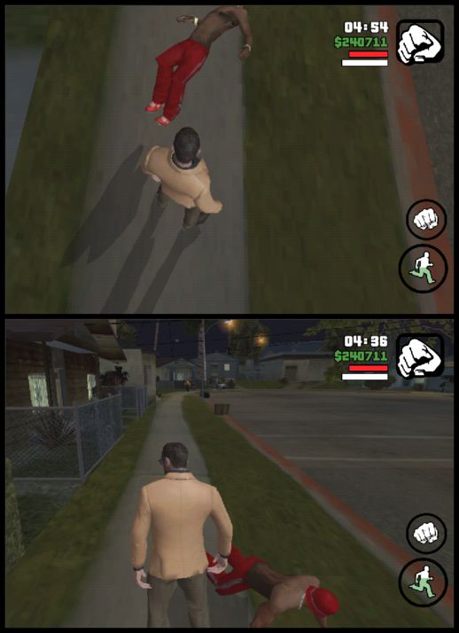 Pushing Peds like GTA IV for Android