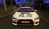 Mitsubishi Evo X Chinese Police