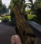 Desert Eagle (Blue Estate - The Game) Platin Deluxe Camo replacement 