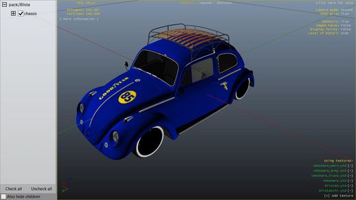 VW Beetle Livery Goodyear