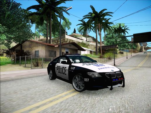 BMW M6 E63 Police Edition Mod