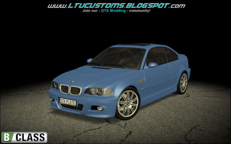 Gta San Andreas 2005 Bmw E46 M3 Stock Mod Gtainside Com