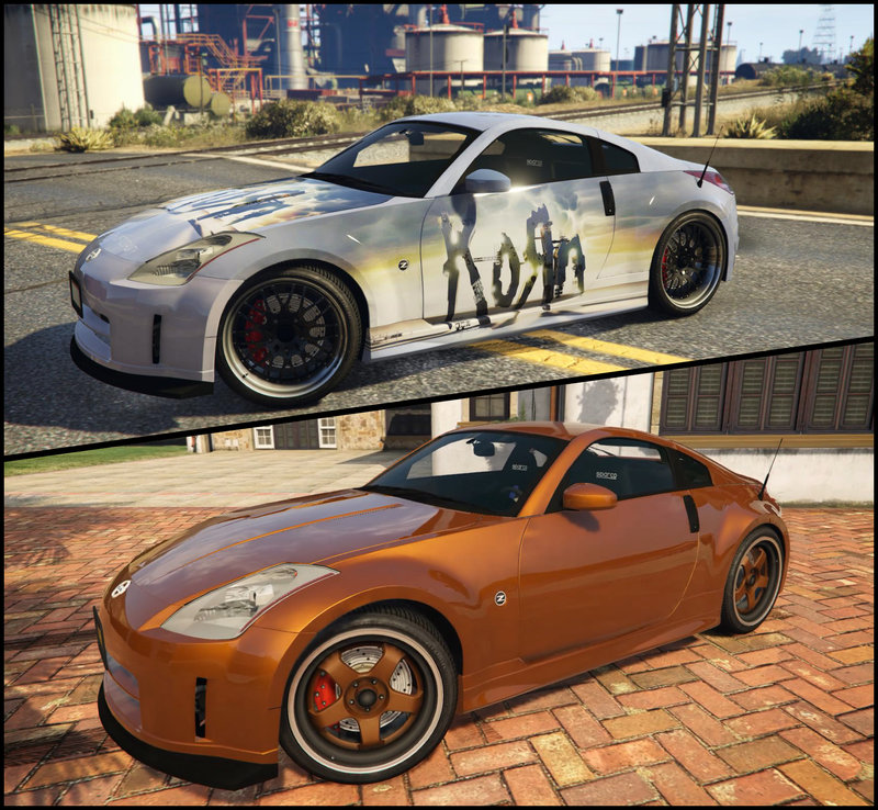 Gta 5 Nissan 350z Clean With Livery Mod Gtainside Com