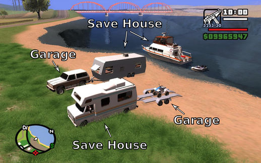 Camping Mobile Save House 2.0a and Trailer Attach