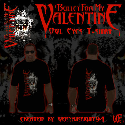 Bullet For My Valentine Owl Eyes  T-shirt