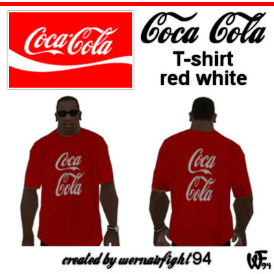 Coca Cola T-shirt Red White