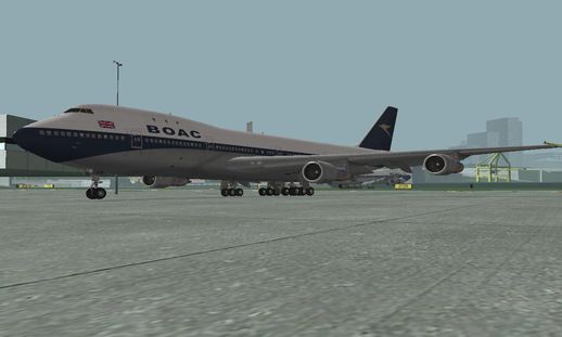 Boeing 747-100 British Overseas Airways Corporation