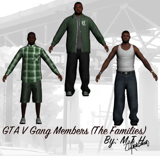 GTA V Gang Members (Families)