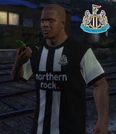 Newcastle United 2011/12 home shirt for Franklin