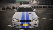 2Fast 2Furious - Nissan Skyline R34 Livery 1.1