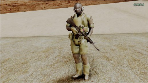 MGSV Ground Zero MSF Soldier