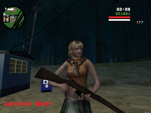 GTA San Andreas Resident Evil 4 Remake Ashley Graham Mod 