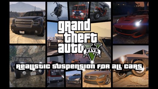 GTA 5 Realistic Suspension For All Cars 3.3.1 Mod - GTAinside.com