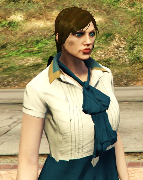 GTA 5 Bioshock Infinite Elizabeth + BaS Mod 