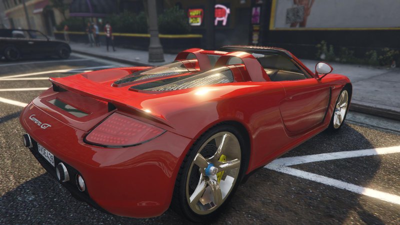 GTA 5 Porsche Carrera GT v3 Mod 