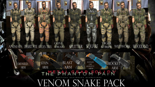 Venom Snake Pack- Metal Gear Solid V The Phantom Pain