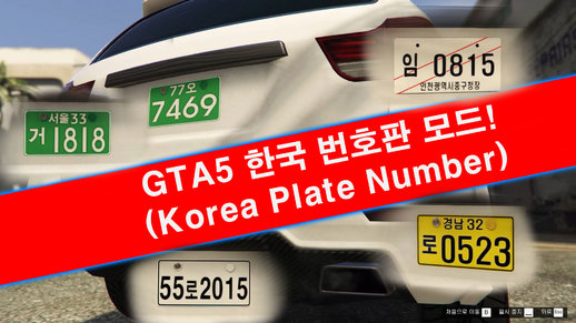 Korea Plate Number
