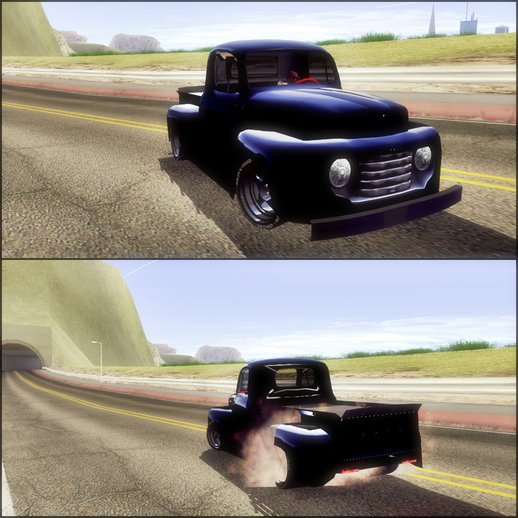 Ford F100 1948 Simple Black Edition