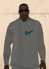 Nike Sweater Gray Blue