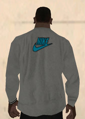 Nike Sweater Gray Blue