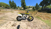 Yamaha YZ 250 - Graphics Vintage Yellow Texture