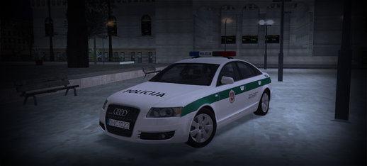 Audi A6 C6 Lithuanian Police