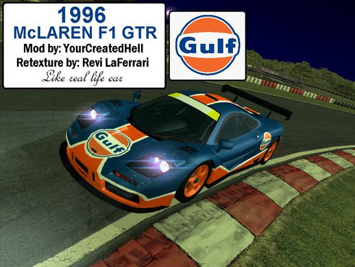 1996 Gulf McLAREN F1 GTR