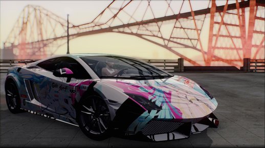 Lamborghini Gallardo LP570-4 Miku Racing 2015